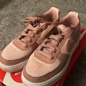 Pink Nike shoes